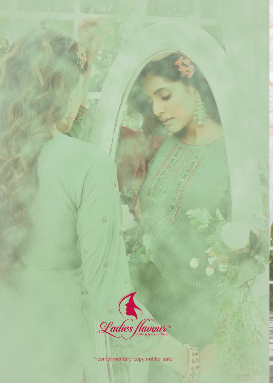 Ladies Flavour Ginni 4 Ethnic Wear Viscose Ready Made Designer Collection